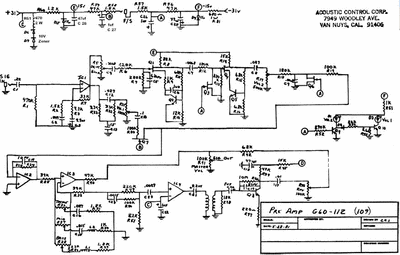 Misc - Acoustic G60 212 PreAmp -Acoustic G60 212 PreAmp Schematic Thumbnail
